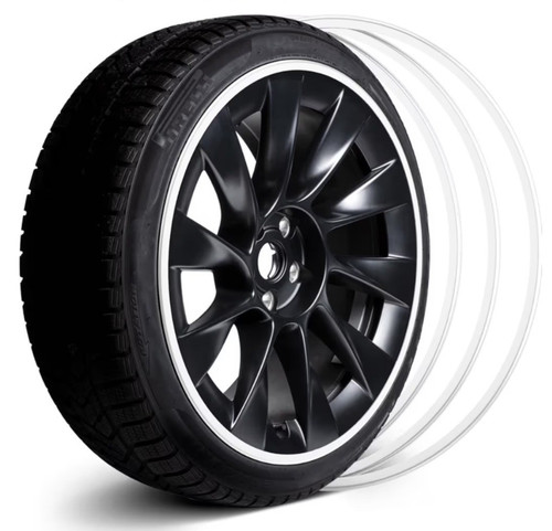 19in white alloy - white, rim